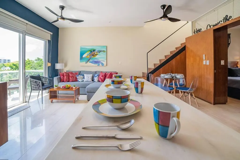 Papaya 15 Exclusive Penthouse With Rooftop And Jacuzzi Playa del Carmen Mexico